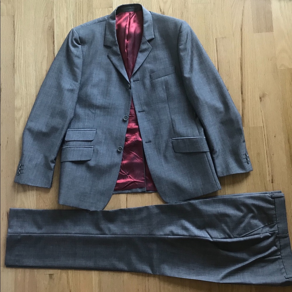 Men’s merc 3-button mod suit slim